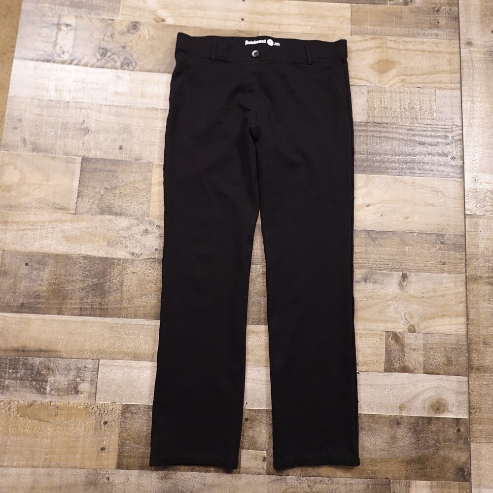 Betabrand Dress Pant Yoga Pants Women’s‎ XL Black Straight Leg Stretch